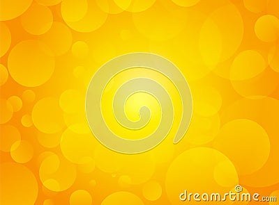 Orange blurred sparkle background Vector Illustration