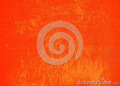 Orange bright abstract background texture with scratches and spray paint. Blank background design banner. Stock Photo