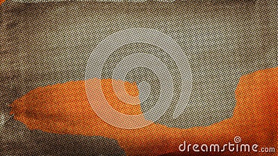 Orange and Brown Distressed Halftone Background Graphic Stock Photo