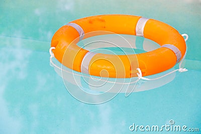 Orange buoy Stock Photo