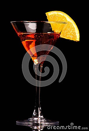 Orange cocktail Stock Photo