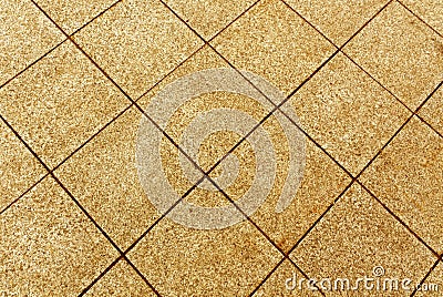 Orange color pavement texture. Stock Photo