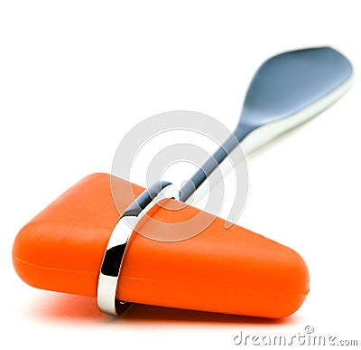 Orange Color Reflex Hammer Stock Photo