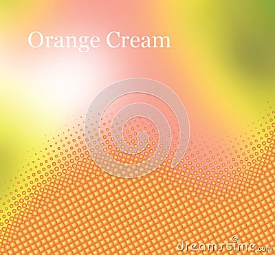 Orange Cream Stock Photo