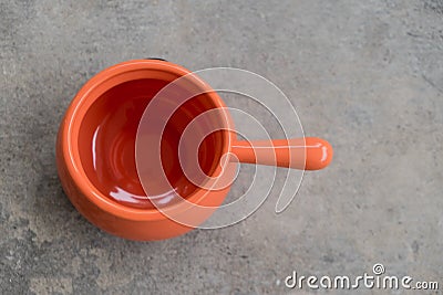 Orange cup Stock Photo