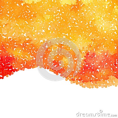 Orange dot background Vector Illustration