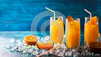 Orange drink Stock Photo