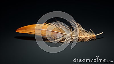 Intricate Patterns Of A Sparrow Feather: A Captivating Nature Image Stock Photo