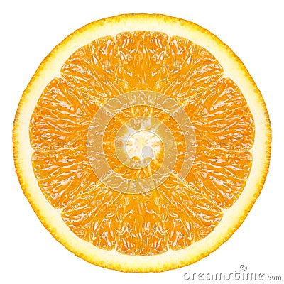 Orange fruit slice Stock Photo