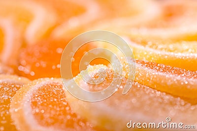 Orange gelly Stock Photo