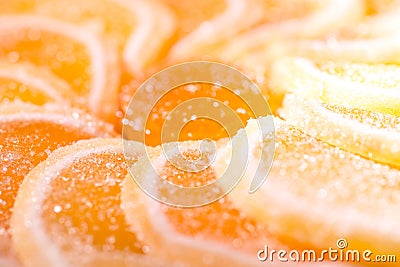 Orange gelly Stock Photo