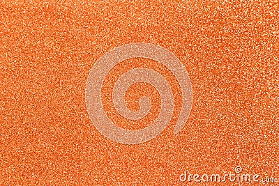 Orange glitter shiny texture background for christmas, Celebration concept. Stock Photo