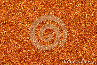 Orange glitter sparkle. Background for your design. Stock Photo