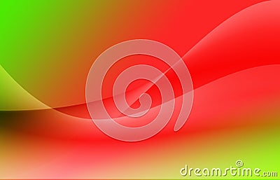 Orange and green gradient or shadow abstract science background with curved pattern graphic.Wave flow shape design create Stock Photo