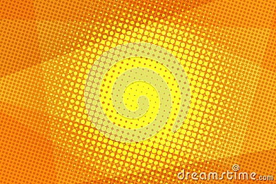 Orange halftone background Vector Illustration