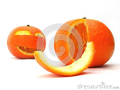 Orange humour Stock Photo