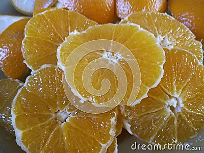 Orange juice ftesh fruit Stock Photo