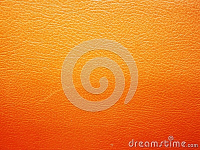 Orange leather Stock Photo