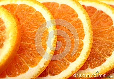 Texture of oranges sliced Stock Photo