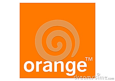 Orange Logo Stock Photo