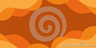 orange monochrome abstract background Vector Illustration