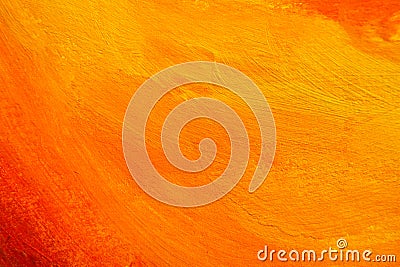Orange painted texture Stock Photo