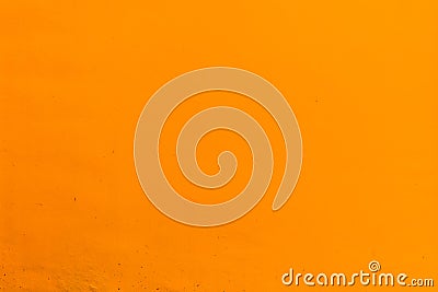 Orange Painted Wall, Concrete wall in orange color Stock Photo