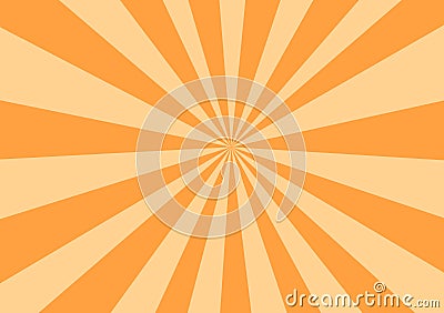 Orange Rays Stock Photo