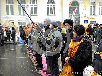 The Orange Revolution in Kyiv in 2004_60 Editorial Stock Photo