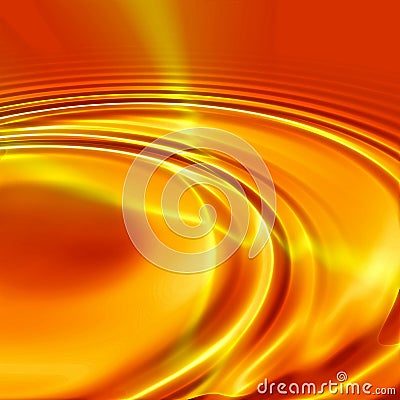 Orange ripple Stock Photo