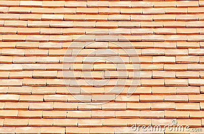 Orange roof horizontal Stock Photo