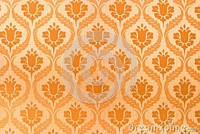 Orange seamless abstract background Stock Photo