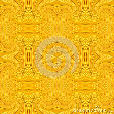 Orange seamless psychedelic geometrcial spiral background Vector Illustration