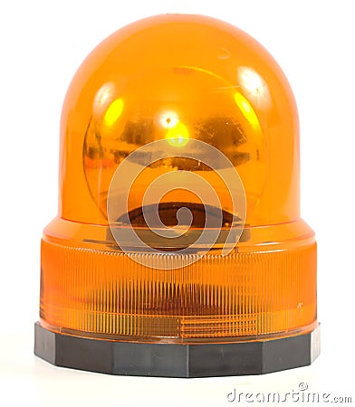 Orange siren Stock Photo