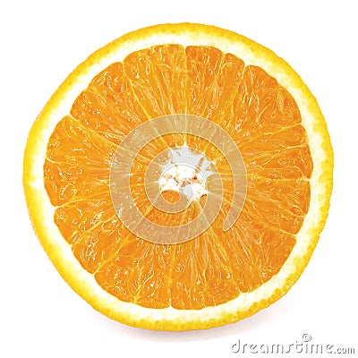 Orange slice Stock Photo