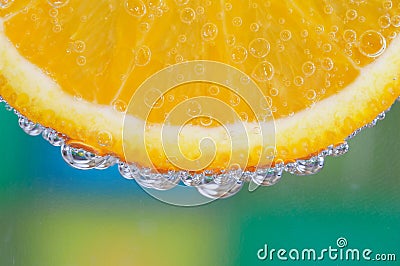 Orange slice Stock Photo