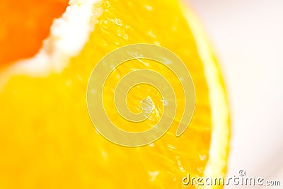 Orange Slice Detail Stock Photo