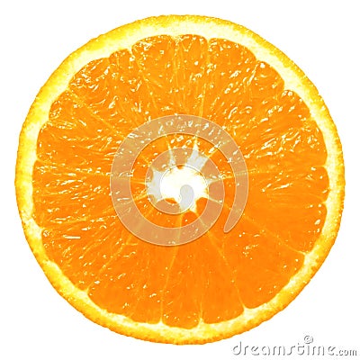 Orange slice isolated Stock Photo