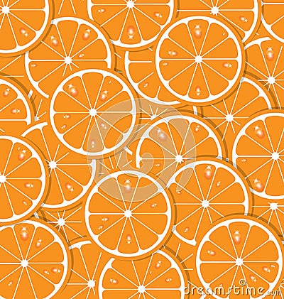 Orange slices Vector Illustration