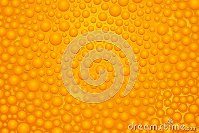 Orange slime 02 Vector Illustration