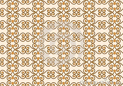 Orange spiral pattern wallpaper for use with design layouts Stock Photo