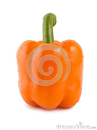 Orange sweet pepper Stock Photo