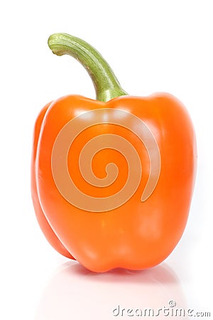 Orange sweet pepper Stock Photo