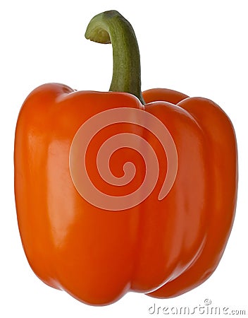 Orange sweet pepper Stock Photo