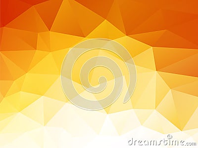Orange triangles background Stock Photo