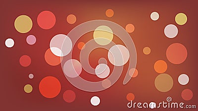 Sepia vector background with circles. Illustration with set of shining colorful gradation. Pattern for booklets, leaflets Stock Photo