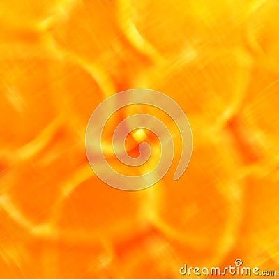 Orange wave Cartoon Illustration