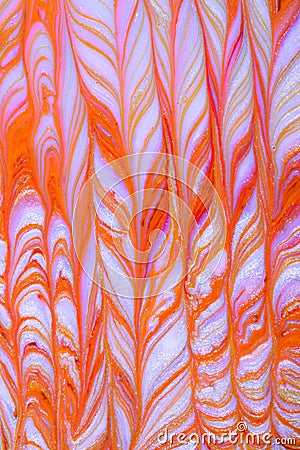 Orange and white abstract Stock Photo