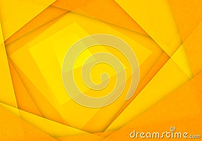 Orange and yellow abstract paper background Stock Photo