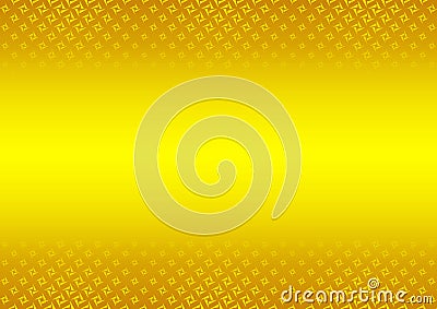 An orange and yellow background with a geometric shaped top and bottom border with copy space Stock Photo